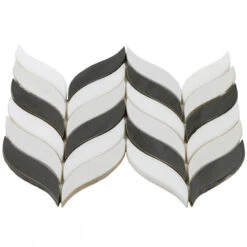 Divine Sprig Gunmetal 11.75 In. X 10.5 In. Marble And Ceramic Mosaic Tile (0.86 Sq. Ft.) -Valpar Bathroom Shop 4ea23a7e d3d8 4b05 847e f1dd9c848e22.bbacbf3a1c09ad5ad94d9c020ef10021 1800x1800