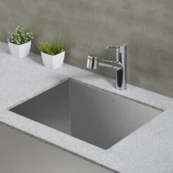 Oletto Single Handle Pull Out Kitchen Faucet In Chrome Finish -Valpar Bathroom Shop 4f8c2e69b4f78011a08a75e8dadb1f54 1800x1800