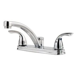 Delton 2-Handle Standard Kitchen Faucet In Polished Chrome