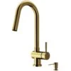 Gramercy Single-Handle Pull-Down Sprayer Kitchen Faucet With Soap Dispenser In Matte Gold 1 Gramercy Single-Handle Pull-Down Sprayer Kitchen Faucet With Soap Dispenser In Matte Gold -Valpar Bathroom Shop 51de152d5f5b837f07a81a0cbbd4bf1e 1800x1800