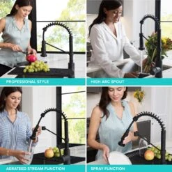 Bolden Single Handle Pull Down Sprayer Kitchen Faucet With Deck Plate In Spot Free Stainless Steel -Valpar Bathroom Shop 5318d2ec12eea9def2ec3f8c650d8849 1800x1800
