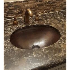 SINKOLOGY Schrodinger 17 In. Undermount Or Drop-In Solid Copper Bathroom Sink In Aged Copper -Valpar Bathroom Shop 5643dd4522ba8b776fe0a3885ed3cf9a 1800x1800