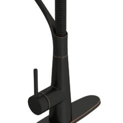 Brenner Commercial Style Single-Handle Pull-Down Sprayer Kitchen Faucet In Oil Rubbed Bronze Finish -Valpar Bathroom Shop 593f725475e19a1f81d3d47b644ad336 1800x1800