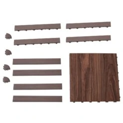 Soozier Portable Dance Floor Tiles, Tap Ballet Trade Show Flooring, PVC, 4 Piece Mats, 3.5' X 3.5' -Valpar Bathroom Shop 59e2ed18 24e8 47db b806 6604163773fd 1.ab7ba4d8f04ea6ce05583b0267b835a5 1800x1800