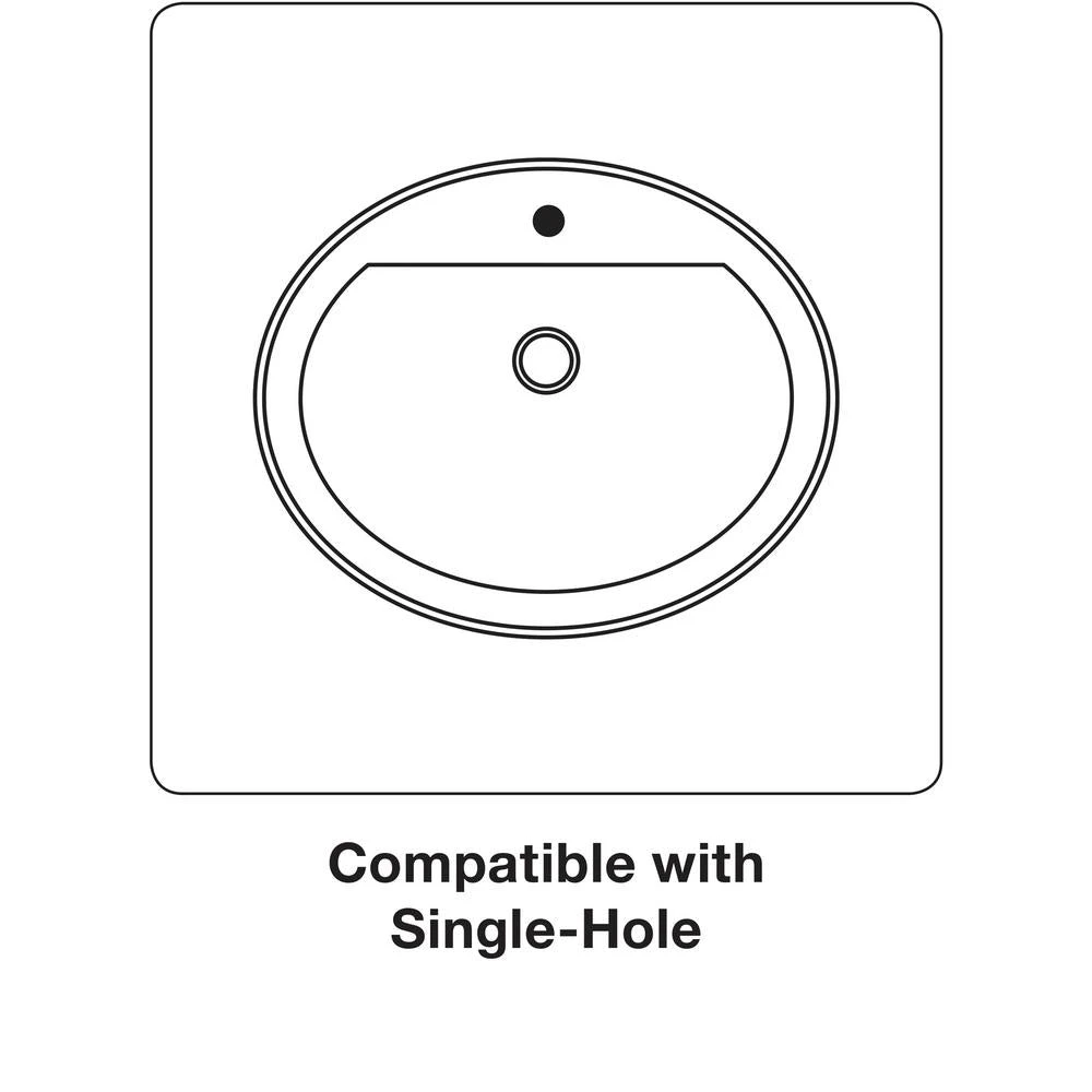 KOHLER Archer 20.4375 In. Vitreous China Pedestal Sink Basin In White With Overflow Drain 7 KOHLER Archer 20.4375 In. Vitreous China Pedestal Sink Basin In White With Overflow Drain - Image 5