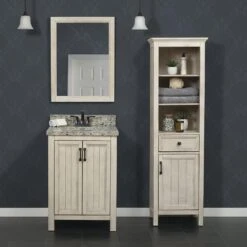Foremost® Hiland 20"W X 15"D X 68"H Antique White Linen Cabinet -Valpar Bathroom Shop 6050349 6775463 6050354 SC 1 1800x1800
