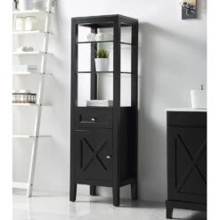 Ove Decors Aspen 18''W X 14"D X 61"H Espresso Linen Cabinet -Valpar Bathroom Shop 6054009 P ALT3 1800x1800