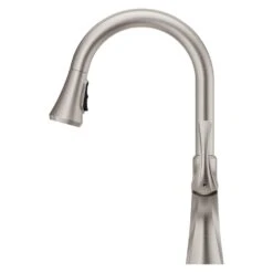 Miri Single-Handle Pull-Down Sprayer Kitchen Faucet With Soap Dispenser In Spot Defense Stainless Steel -Valpar Bathroom Shop 61b226dfd45b9547ccfe3d07b84d9c0b 1800x1800