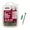 GRK #9 X 2-1/2-in Yellow Polymer-Countersinking Interior/Exterior Wood Screws (100-Count) -Valpar Bathroom Shop 628611031017 1800x1800