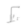 Tallinn Single-Handle Pull-Out Sprayer Kitchen Faucet With Soap Dispenser In StarLight Chrome -Valpar Bathroom Shop 64a4b4f8b4a5527a6dede28d50498a8b 1800x1800