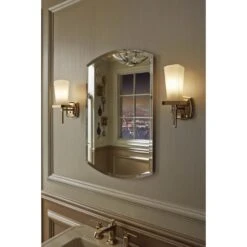 KOHLER Archer 20-in X 31-in Arched Surface/Recessed Mirrored Medicine Cabinet -Valpar Bathroom Shop 650531525512 04464970 1800x1800