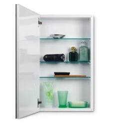 Jensen Metro Classic 15-in X 25-in Rectangle Surface/Recessed Mirrored Medicine Cabinet