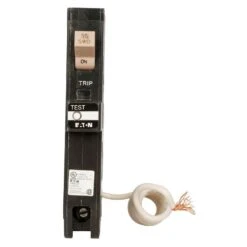 CH 15 Amp 1-Pole Self Test Ground Fault Circuit Breaker With Trip Flag