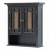 Elegant Home Fashions Windsor 22-in W X 24-in H X 7-in D Dark Espresso Bathroom Wall Cabinet -Valpar Bathroom Shop 674278005328 11623857 1800x1800