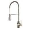 Britt Single Handle Commercial Kitchen Faucet With Dual Function Sprayhead In All-Brite Spot Free Stainless Steel Finish -Valpar Bathroom Shop 67778c506b3b6fd2efe23a8638a95aba 1800x1800