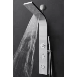 39 In. 2-Jet Easy Connect Shower Panel System In Stainless Steel With Rainfall Waterfall Shower Head And Shower Wand -Valpar Bathroom Shop 6847e798de0c314310b9d10401589791 1800x1800