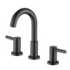 Jacuzzi Duncan Matte Black 2-Handle Widespread WaterSense Bathroom Sink Faucet With Drain -Valpar Bathroom Shop 6925699901497 1800x1800