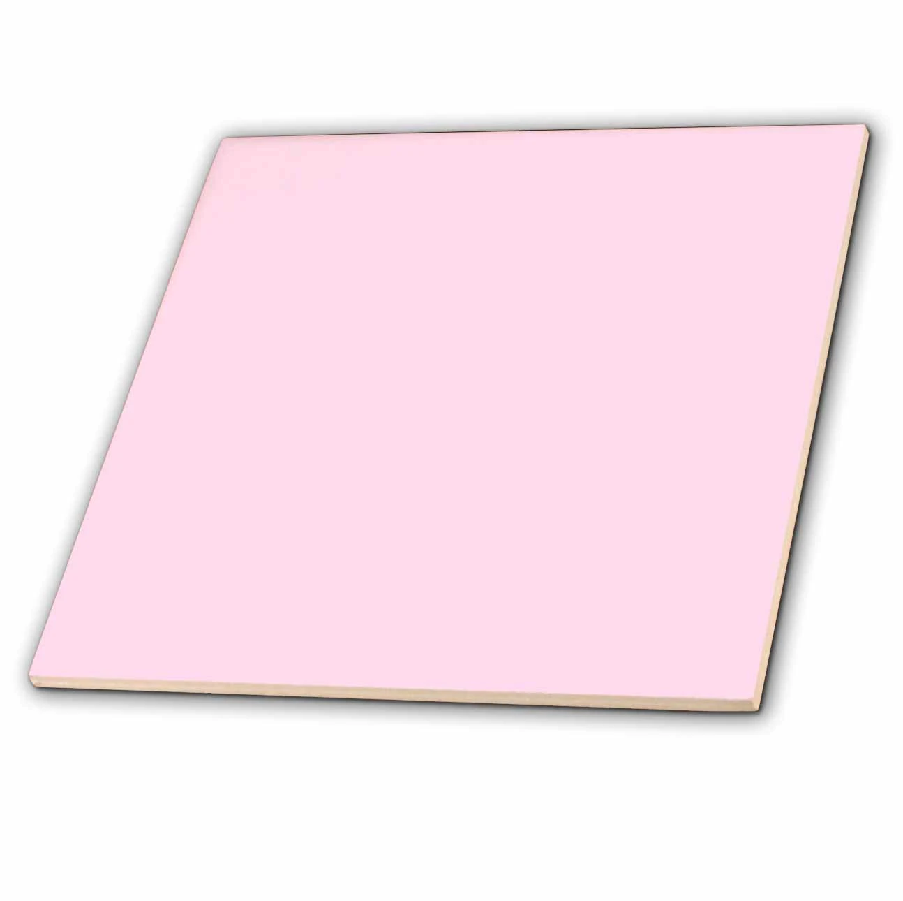 3dRose Pale Pink - Ceramic Tile, 6-inch 3 3dRose Pale Pink - Ceramic Tile, 6-inch