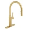 Upson Single-Handle Pull-Down Sprayer Kitchen Faucet In Matte Gold -Valpar Bathroom Shop 6996bce211a91443bc8ea1a51156aebc 1800x1800