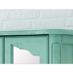23.82 In. W X 22.28 In. H Framed Rectangular Beveled Edge Bathroom Vanity Mirror In Blue -Valpar Bathroom Shop 6a9d35b49aa645c50ed1d421dcae36cd 1800x1800