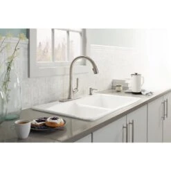 Elmbrook Single-Handle Pull-Down Sprayer Kitchen Faucet In Vibrant Stainless -Valpar Bathroom Shop 6b37bbd301e3efa3a737e723bef8a5b9 1800x1800
