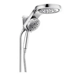 HydroRain Two-in-One 5-Spray 6 In. Dual Wall Mount Fixed And Handheld H2Okinetic Shower Head In Stainless -Valpar Bathroom Shop 6ceb7381e384a27ae91b353a9c829882 1800x1800