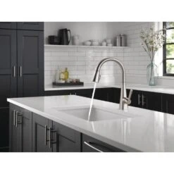 Lenta Single-Handle Pull-Down Sprayer Kitchen Faucet With ShieldSpray Technology SpotShield Stainless -Valpar Bathroom Shop 6e0e398c300b3742e4d3d2c5a1821760 1800x1800