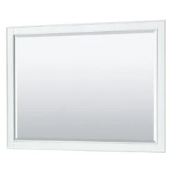 Deborah 70 In. W X 33 In. H Framed Wall Mirror In White 18 Deborah 70 In. W X 33 In. H Framed Wall Mirror In White -Valpar Bathroom Shop 6e2a873420b5bc2e4bb168f581183a15 1800x1800