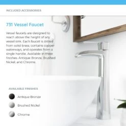 MR Direct Porcelain Vessel Sink In White With 731 Faucet And Pop-Up Drain In Brushed Nickel -Valpar Bathroom Shop 6e9ce554db1ede6eb28998f6c1d3827e 1800x1800