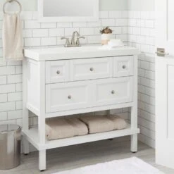 Edgewood 4 In. Centerset 2-Handle High-Arc Bathroom Faucet In Brushed Nickel -Valpar Bathroom Shop 6f898573862b56b7aa08ba218fb79f83 1800x1800