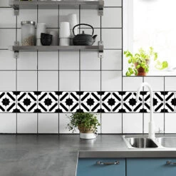 10Pcs Peel And Stick Backsplash Tile 3D Wall Tile Sticker Wallpaper Stickers For Kitchen Bathroom Backsplash Moroccan Style 15x15cm/20x20cm -Valpar Bathroom Shop 72d32483 6a27 4099 b831 d283ec7e41d3.5d91fe2a0c248cc035666ca78ada71f1 1800x1800