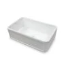 Bante Duo 31-in X 18.8-in White Single Bowl Undermount Apron Front/Farmhouse Residential Kitchen Sink