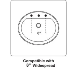 KOHLER Elmbrook 24 In. Pedestal Sink In White With 8 In. Widespread Faucet Holes -Valpar Bathroom Shop 7505760ef338f7953b1e43d8948edd26 6a12dcd2 5c60 4def ae24 466d3a40fd24 1800x1800