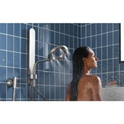 Nebia By Moen 1-Spray 8 In. Dual Shower Head And Handheld Shower Head With Magnetic Dock In Spot Resist Brushed Nickel -Valpar Bathroom Shop 75135da0dee15e4dd8cc41c0853b1a8f 1800x1800