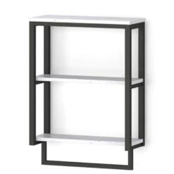 Style Selections Matte Black 2-Tier Composite Wall Mount Bathroom Shelf -Valpar Bathroom Shop 764053535215xl 1800x1800