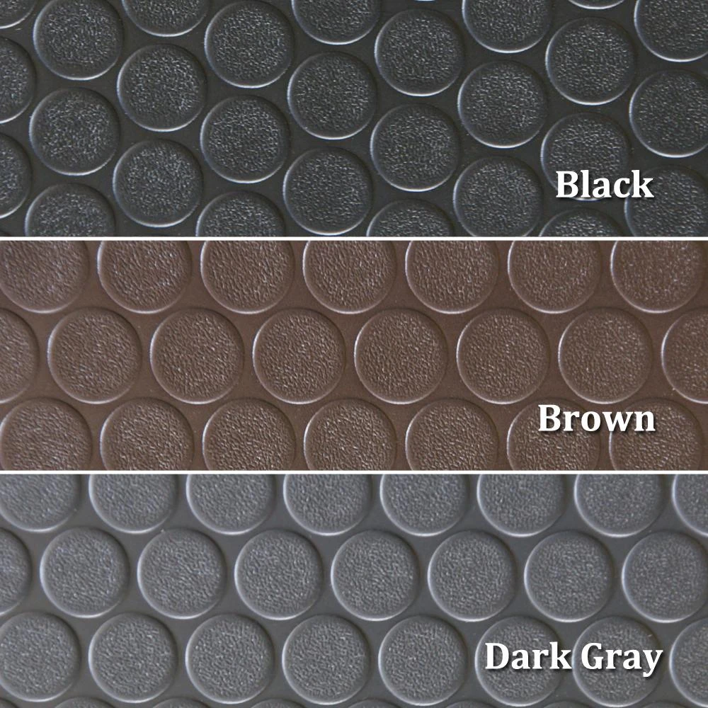 Rubber-Cal Coin Grip 4 Ft. X 15 Ft. Dark Grey Commercial Grade PVC Flooring 9 Rubber-Cal Coin Grip 4 Ft. X 15 Ft. Dark Grey Commercial Grade PVC Flooring - Image 7