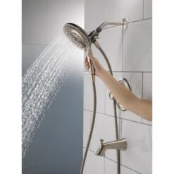 Lahara In2ition 2-in-1 Single-Handle 5-Spray Tub And Shower Faucet In Brushed Nickel -Valpar Bathroom Shop 7747fa8eaac6f5ec36d92fa8f0fce081 1800x1800