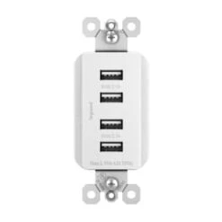 Legrand Radiant White 15-Amp Decorator Residential Usb