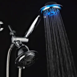 HotelSpa Chrome 24-Spray Dual Shower Head 2.5-GPM (9.5-LPM) -Valpar Bathroom Shop 786696014889 04653566 1800x1800
