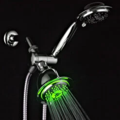 HotelSpa Chrome 24-Spray Dual Shower Head 2.5-GPM (9.5-LPM) -Valpar Bathroom Shop 786696014889 04653567 1800x1800