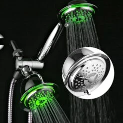 HotelSpa Chrome 24-Spray Dual Shower Head 2.5-GPM (9.5-LPM) -Valpar Bathroom Shop 786696014889 08890422 1800x1800