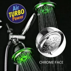 HotelSpa Chrome 24-Spray Dual Shower Head 2.5-GPM (9.5-LPM) -Valpar Bathroom Shop 786696014889 08890424 1800x1800