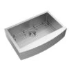 American Standard Suffolk 33-in X 22-in Stainless Steel Single Bowl Tall (8-in Or Larger) Undermount Apron Front/Farmhouse Residential Kitchen Sink With Drainboard -Valpar Bathroom Shop 791556108608 1800x1800