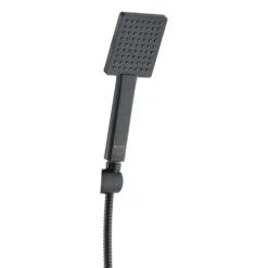 Modern Wall Bar Shower Kit 1-Spray 8 In. Square Rain Shower Head With Hand Shower In Matte Black (Valve Not Included) -Valpar Bathroom Shop 80586a6a15c6eb8edc21297ff7660a70 1800x1800