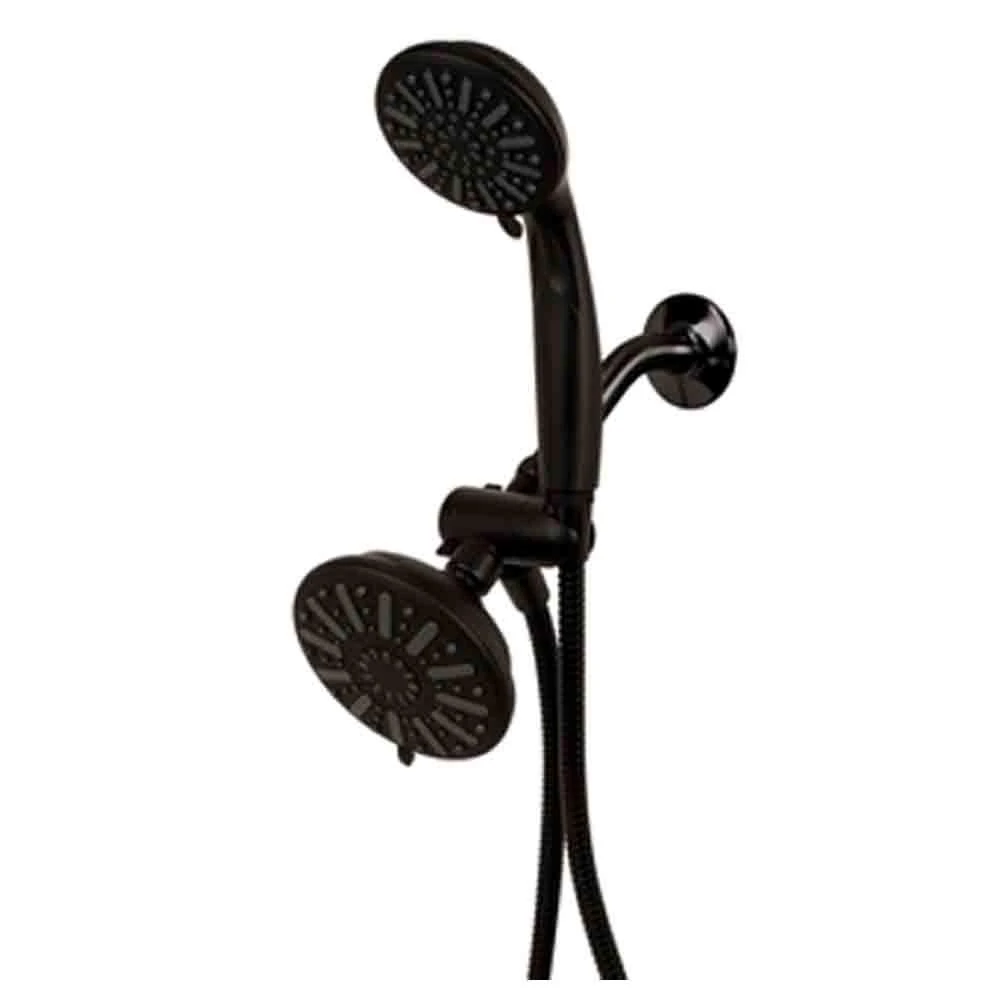 6-spray 5 In. Dual Shower Head And Handheld Shower Head In Chrome 12 6-spray 5 In. Dual Shower Head And Handheld Shower Head In Chrome - Image 10