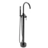 AKDY 46-in Black 2-Handle Residential Freestanding Bathtub Faucet With Hand Shower -Valpar Bathroom Shop 810070031152 1800x1800
