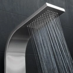 AKDY 58-in Stainless Steel 2-Spray Shower Panel System (Valve Included) -Valpar Bathroom Shop 810764023746 10486349 1800x1800
