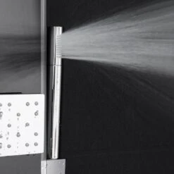 AKDY 35-in Black 2-Spray Shower Panel System 17 AKDY 35-in Black 2-Spray Shower Panel System -Valpar Bathroom Shop 810764025368 10485921 1800x1800