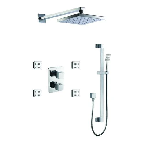 ALFI Brand Polished Chrome 4-Spray Shower Bar System 7 ALFI Brand Polished Chrome 4-Spray Shower Bar System - Image 5