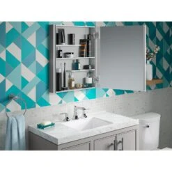 Maxstow 20 In. X 24 In. Frameless Surface-Mount Aluminum Medicine Cabinet -Valpar Bathroom Shop 823063c15d769b04b40bfbb36c12c5a9 1800x1800